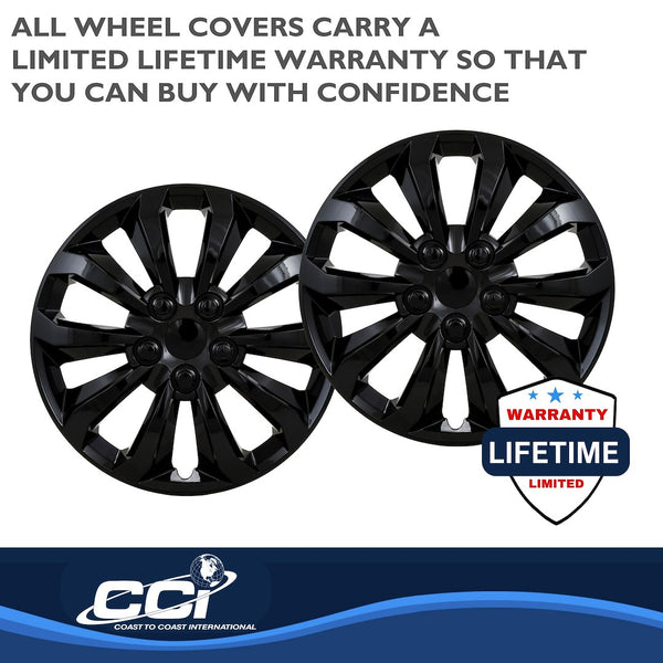 Coast To Coast Wheel Cover Set (MPN: 106114BLK)