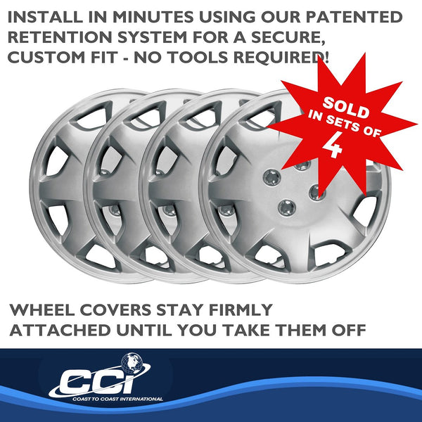 Coast To Coast Wheel Cover 14 Inch Silver (MPN: IWC12414S)