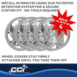 Coast To Coast Wheel Cover Set (MPN: IWC13416C)