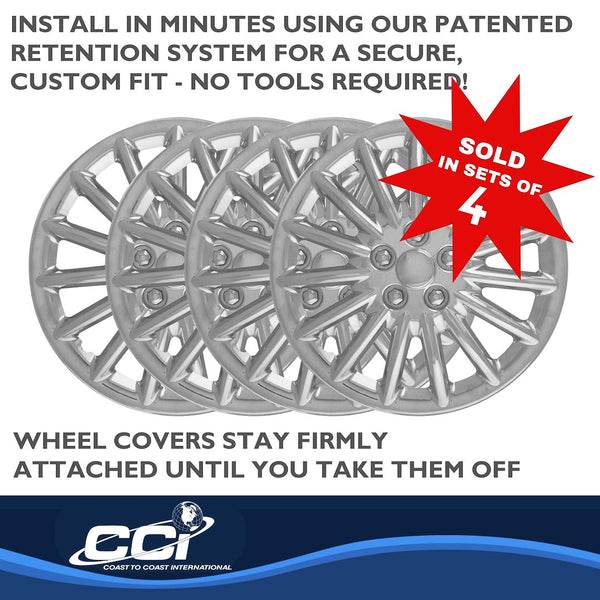 Coast To Coast Wheel Cover Set (MPN: IWC18817C)