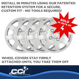 Coast To Coast Wheel Cover Set (MPN: IWC40814S)