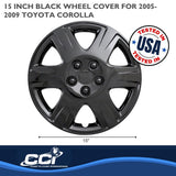 Coast To Coast Wheel Cover 15 Inch (MPN: IWC42215BLK)