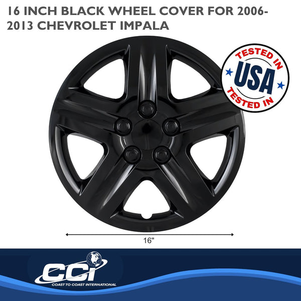 Coast To Coast Wheel Cover 16 Inch (MPN: IWC43116BLK)