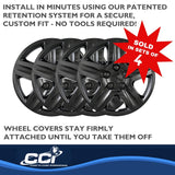 Coast To Coast Wheel Cover Set (MPN: IWC43117BLK)