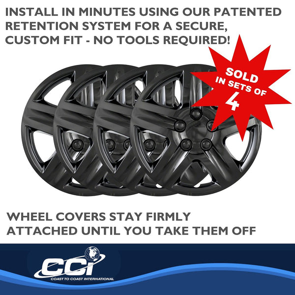 Coast To Coast Wheel Cover Set (MPN: IWC43117BLK)