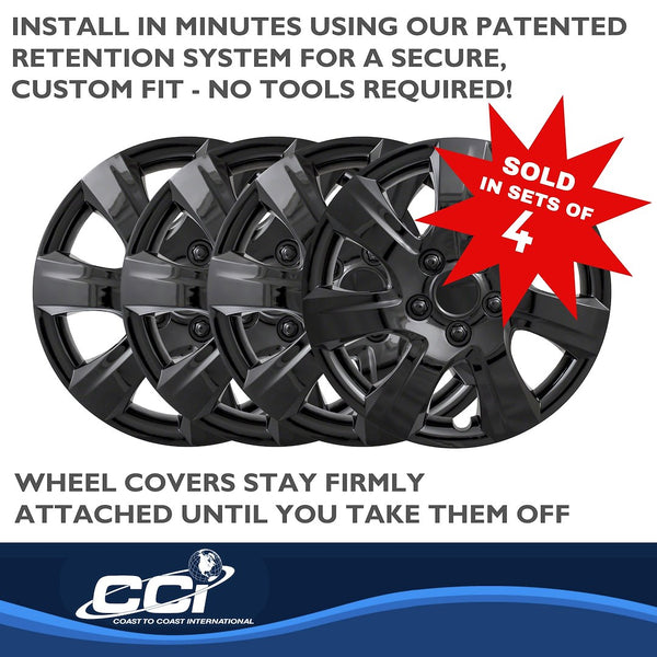Coast To Coast Wheel Cover Set (MPN: IWC44516BLK)