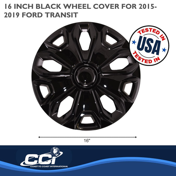Coast To Coast Wheel Cover Set (MPN: IWC51216BLK)