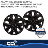 Coast To Coast Wheel Cover Set (MPN: IWC51216BLK)
