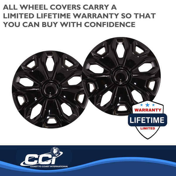 Coast To Coast Wheel Cover Set (MPN: IWC51216BLK)