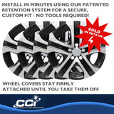 Coast To Coast Wheel Cover Set (MPN: IWC51817SB)