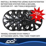 Coast To Coast Wheel Cover 16 Inch (MPN: IWC51916BLK)