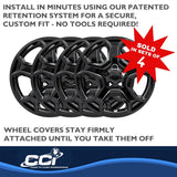 Coast To Coast Wheel Cover Set (MPN: IWC52517BLK)