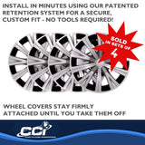 Coast To Coast Wheel Cover Set (MPN: IWC53016SC)