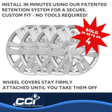 Coast To Coast Wheel Cover Set (MPN: IWC53417S)