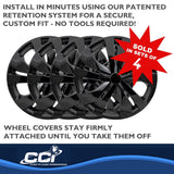 Coast To Coast Wheel Cover Set (MPN: IWC53515BLK)