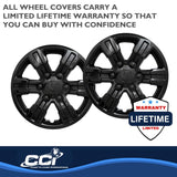 Coast To Coast Wheel Cover Set (MPN: IWC54016BLK)