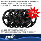 Coast To Coast Wheel Cover Set (MPN: IWC54116BLK)