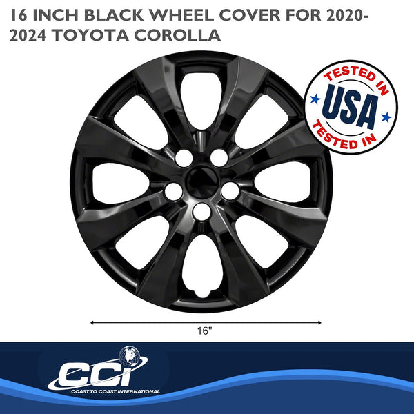 Coast To Coast Wheel Cover Set (MPN: IWC54216BLK)