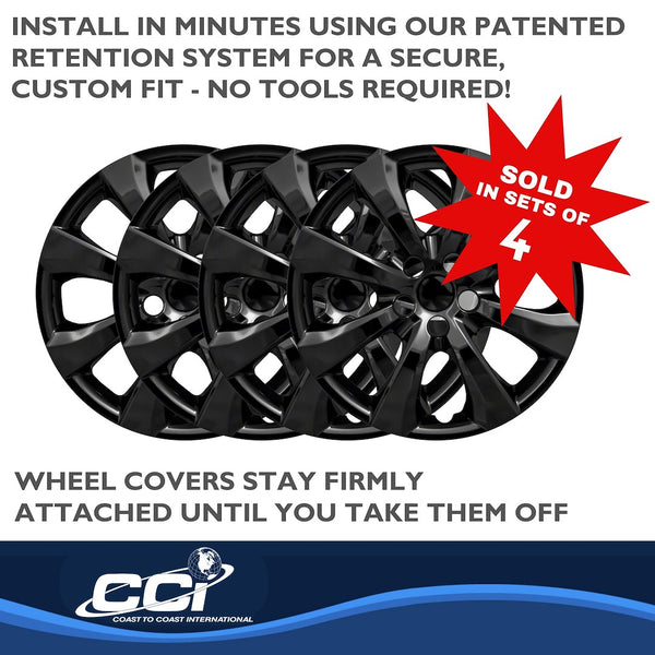 Coast To Coast Wheel Cover Set (MPN: IWC54216BLK)