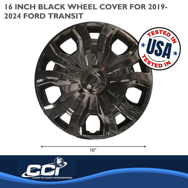 Coast To Coast Wheel Cover Set (MPN: IWC54316BLK)