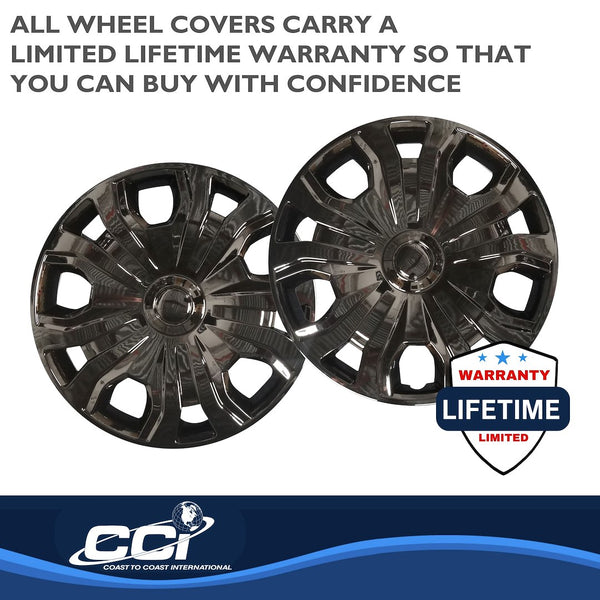 Coast To Coast Wheel Cover Set (MPN: IWC54316BLK)