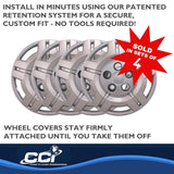 Coast To Coast Wheel Cover Set (MPN: IWC54516S)