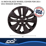 Coast To Coast Wheel Cover Set (MPN: 54616BLK)