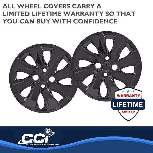 Coast To Coast Wheel Cover Set (MPN: 54915BLK)