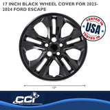 Coast To Coast Wheel Cover Set (MPN: IWC55017BLK)
