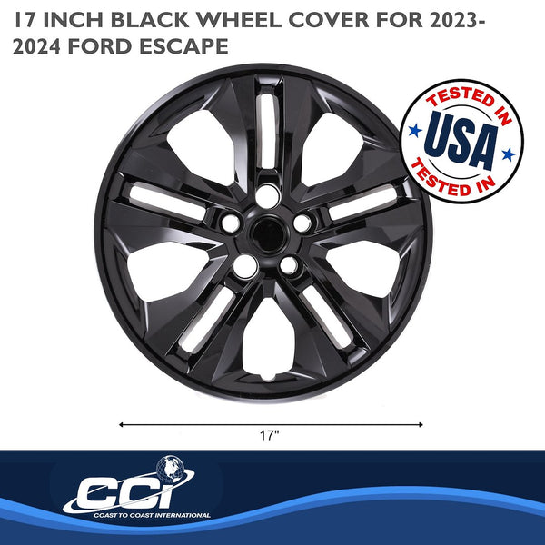 Coast To Coast Wheel Cover Set (MPN: IWC55017BLK)