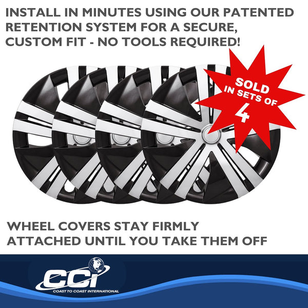 Coast To Coast Wheel Cover Set (MPN: IWC55116SB)
