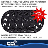 Coast To Coast Wheel Cover Set (MPN: IWC55416BLK)