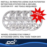 Coast To Coast Wheel Cover Set (MPN: IWC55617S)