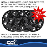 Coast To Coast Wheel Skin (MPN: IWCIMP101BLK)