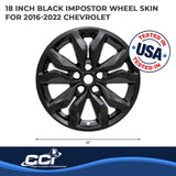 Coast To Coast Impostor Wheel Skin (MPN: IWCIMP407BLK)