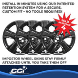 Coast To Coast Wheel Skin (MPN: IWCIMP434BLK)