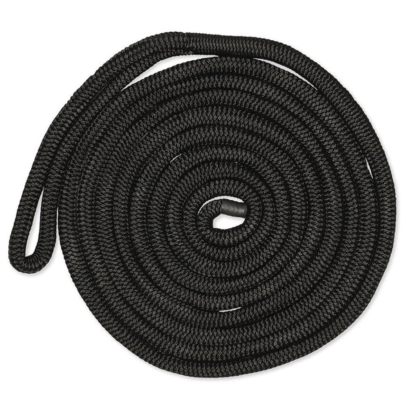 CMP Cordage Premium Double Braided Dock Line (MPN: CDL1225BK)