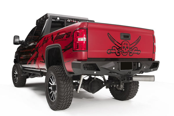 Fab Fours Vengeance Series Rear Bumper (MPN: CH15-E3051-1)