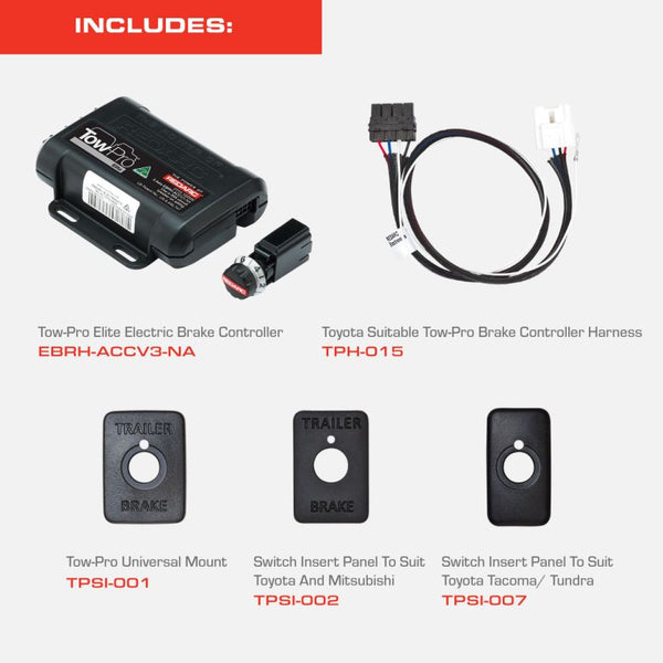 Redarc Tow-Pro Elite Brake Control Mounting Kit (MPN: CIKTP-NA-001)