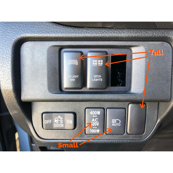 Cali Raised LED Multi Purpose Switch (MPN: CR2383)