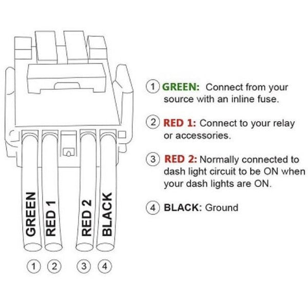 Cali Raised LED Multi Purpose Switch (MPN: CR2383)
