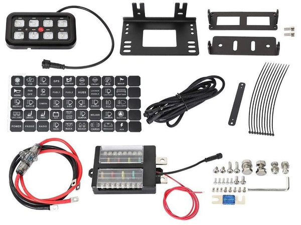 Cali Raised LED Eight Gang Switch Panel (MPN: CR2401)