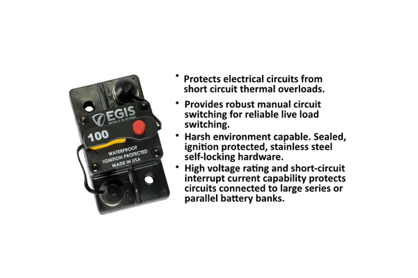 Egis Circuit Breaker 100 AMP (MPN: 4703-100)