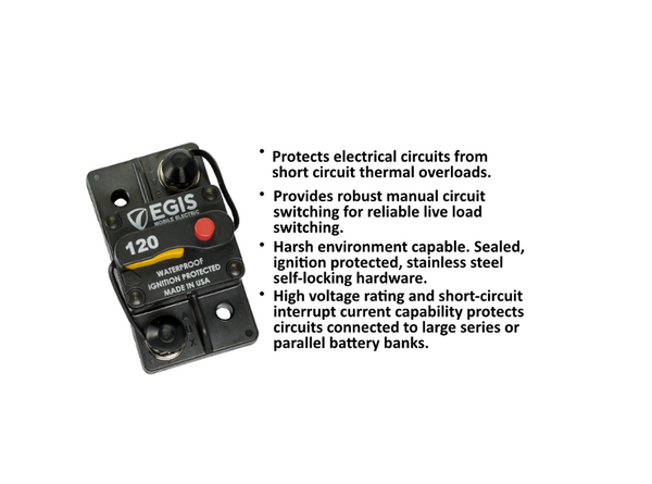 Egis Circuit Breaker 120 AMP (MPN: 4703-120)