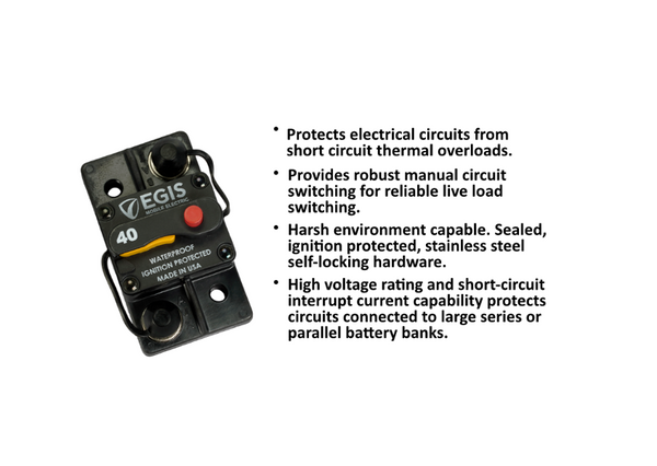 Egis Circuit Breaker 40 AMP (MPN: 4703-040)