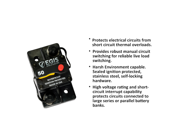 Egis Circuit Breaker 50 AMP (MPN: 4703-050)