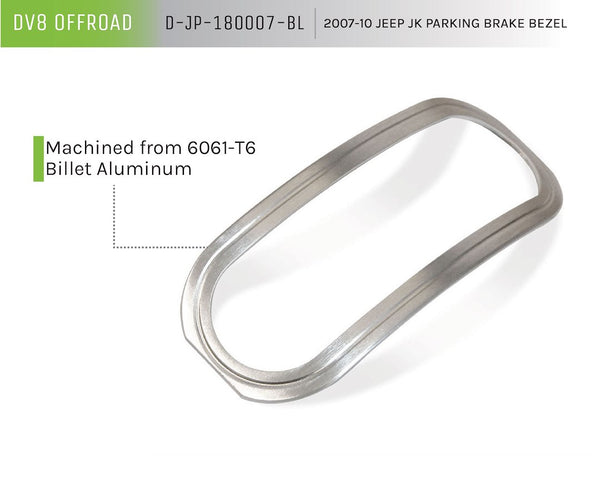 DV8 Offroad Parking Brake Handle Boot Trim Ring (MPN: D-JP-180007-BL)