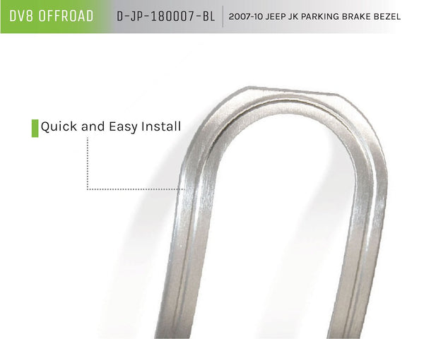 DV8 Offroad Parking Brake Handle Boot Trim Ring (MPN: D-JP-180007-BL)