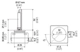 HELLA D3S HID Headlight Bulb (MPN: 178560831)