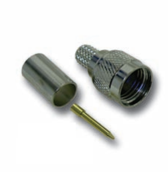 Digital Antenna Male Crimp Mini-UHF Connector (MPN: DA434)